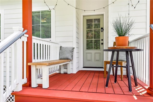 502 W 7th Ave, Covington, LA 70433 - doorway to property featuring a porch