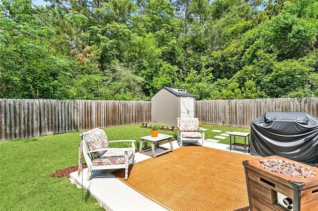 502 W 7th Ave, Covington, LA 70433 - view of patio / terrace with a grill