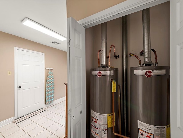 1104 Sena Dr, Metairie, LA 70005 - utility room featuring water heater