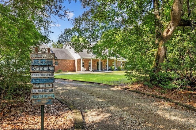 23375 Lowe Davis Rd, Covington, LA 70435 - view of home's community featuring a lawn