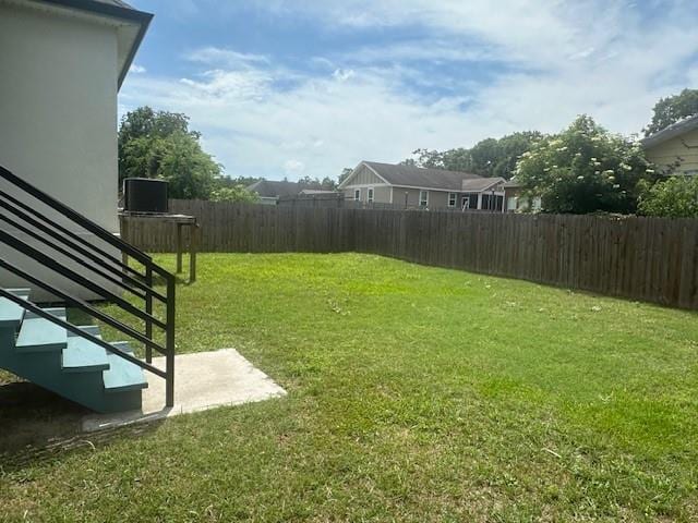 1731 Pratt Dr, New Orleans, LA 70122 - view of yard featuring stairs