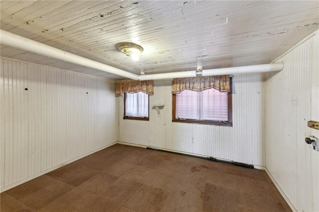 1311 Bourbon St, New Orleans, LA 70116 - empty room with wood ceiling