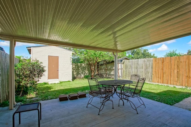 103 Omega St Unit B, Belle Chasse, LA 70037 - view of patio featuring outdoor dining space