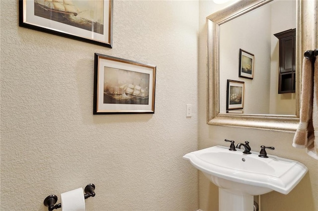 bathroom with a sink