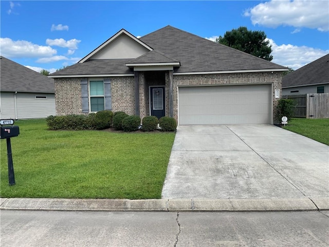 47715 Cathy Ln, Robert, LA 70455 - single story home featuring brick siding, an attached garage, driveway, and roof with shingles