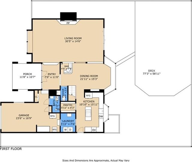 3213 Tolmas Dr, Metairie, LA 70002 - floor plan / room layout