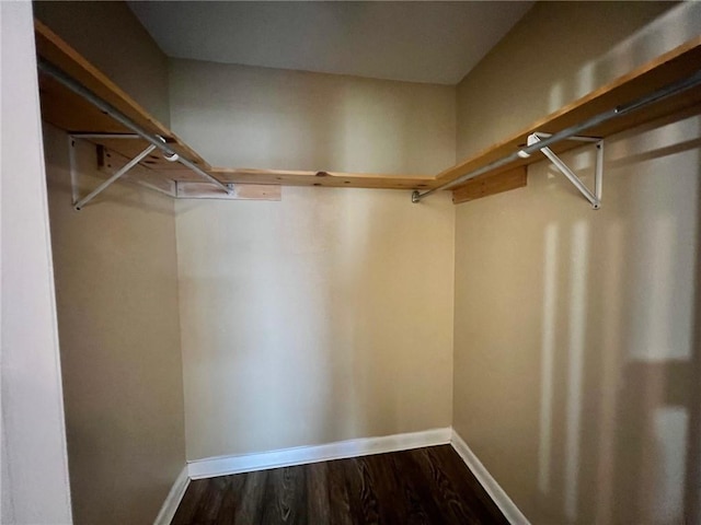 2506 S Sugar Ridge Dr, La Place, LA 70068 - spacious closet featuring dark wood-style flooring