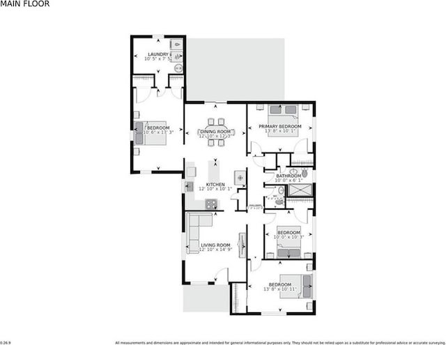 1517 Frankel Ave, Metairie, LA 70003 - home floor plan