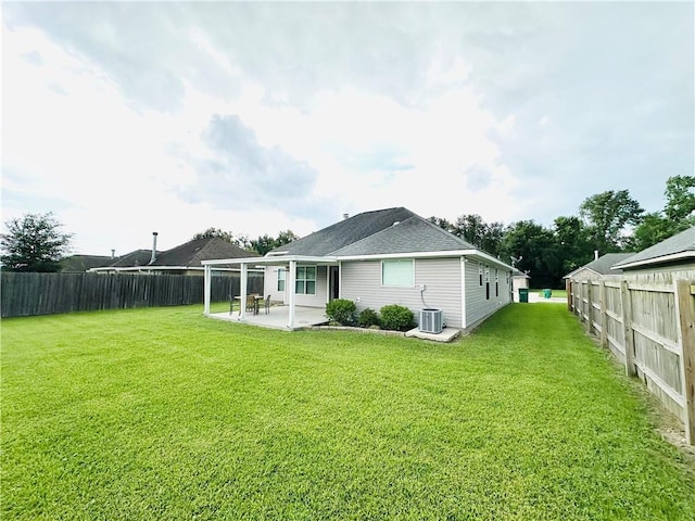 306 Allie Ln, Luling, LA 70070 - back of house featuring a patio area and central AC unit