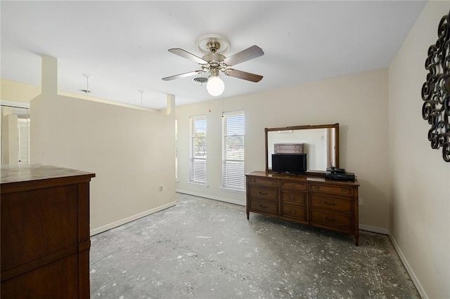 5705 Lafreniere St, Metairie, LA 70003 - bedroom with baseboards and ceiling fan