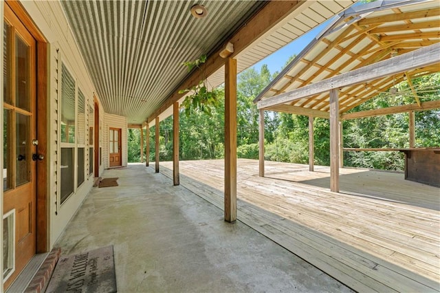25766 La Highway 1032, Denham Springs, LA 70726 - view of patio / terrace with a wooden deck