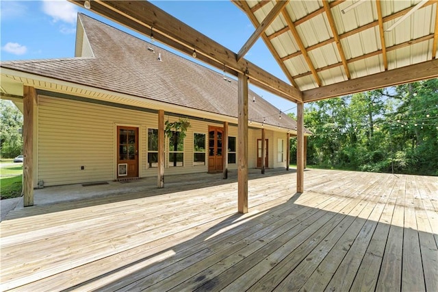 25766 La Highway 1032, Denham Springs, LA 70726 - view of wooden deck