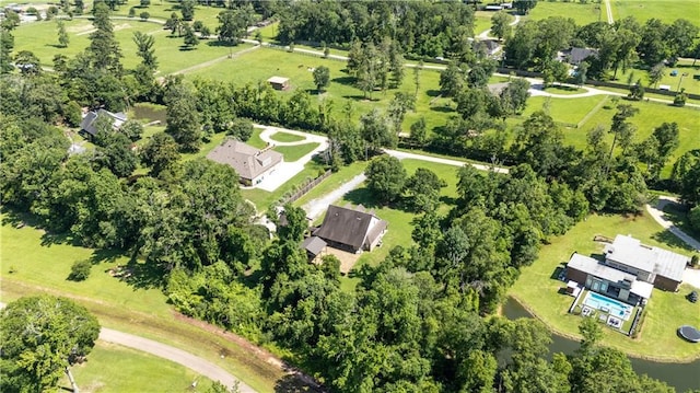 25766 La Highway 1032, Denham Springs, LA 70726 - aerial overview of property's location with a tree filled landscape