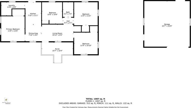401 Oak Ave, Harahan, LA 70123 - home floor plan