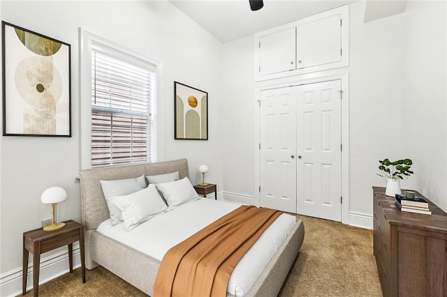 3316 Calhoun St, New Orleans, LA 70125 - carpeted bedroom featuring baseboards and a closet