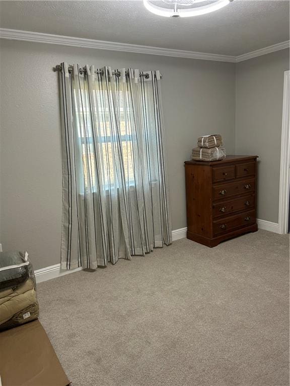 1705 Armagh Dr, Marrero, LA 70072 - bedroom with ornamental molding, carpet flooring, and baseboards