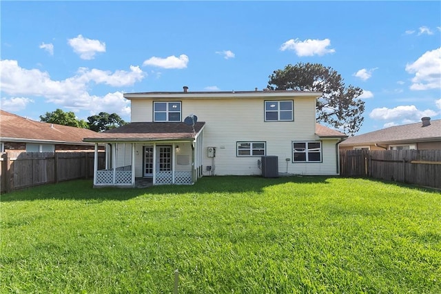 312 Tamarack St, Gretna, LA 70056 - rear view of property with central AC unit