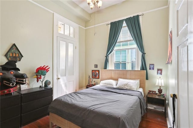 921-23 Hagan Ave, New Orleans, LA 70119 - bedroom with dark wood-type flooring