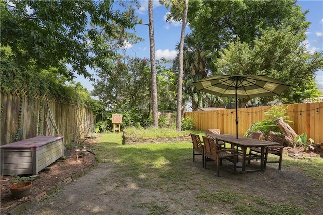 921-23 Hagan Ave, New Orleans, LA 70119 - view of yard featuring outdoor dining space