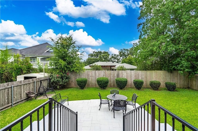 1326 Prentiss Ave, New Orleans, LA 70122 - view of patio with outdoor dining space