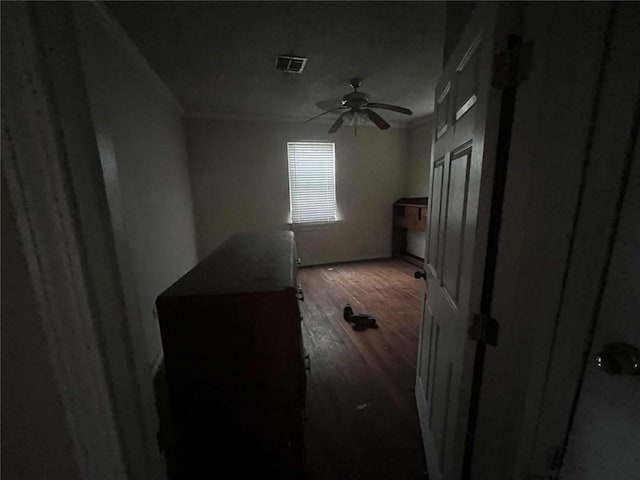 804 Shrewsbury Rd, Jefferson, LA 70121 - bedroom with wood finished floors and ceiling fan