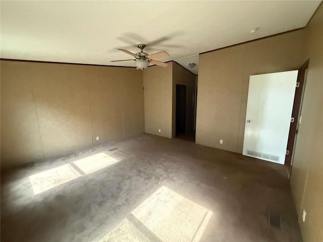 201 Sparrow St, New Iberia, LA 70563 - spare room featuring a ceiling fan and carpet flooring