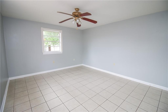 2804 Transcontinental Dr, Metairie, LA 70006 - spare room featuring ceiling fan and baseboards