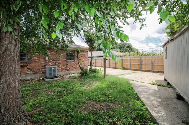 2804 Transcontinental Dr, Metairie, LA 70006 - fenced backyard featuring central air condition unit and a patio