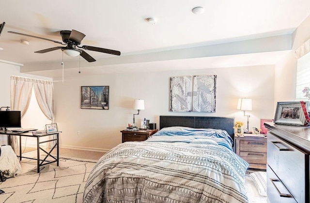 606 Filmore St, New Orleans, LA 70124 - bedroom featuring baseboards and light carpet