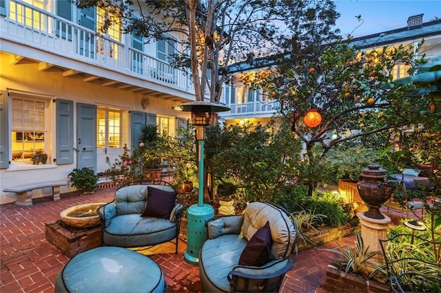 927 Dauphine St, New Orleans, LA 70116 - view of patio / terrace featuring a balcony
