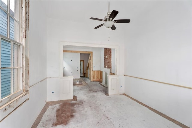 82729 Mazant St, New Orleans, LA 70117 - empty room featuring ceiling fan and baseboards