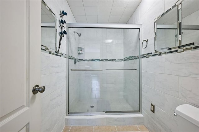 581 S Military Rd, Slidell, LA 70461 - bathroom with a shower stall and toilet