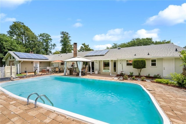 581 S Military Rd, Slidell, LA 70461 - outdoor pool featuring a gazebo and a patio