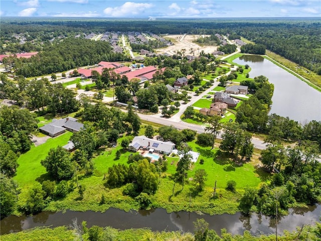 581 S Military Rd, Slidell, LA 70461 - aerial perspective of suburban area featuring a large body of water
