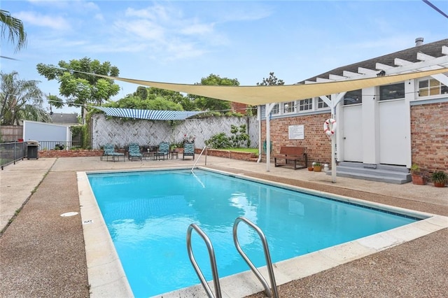 4716 Annunciation St Unit 3A, New Orleans, LA 70115 - view of pool with a fenced backyard and a patio area