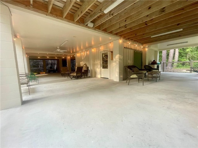 607 E 3rd Ave, Covington, LA 70433 - view of patio featuring ceiling fan
