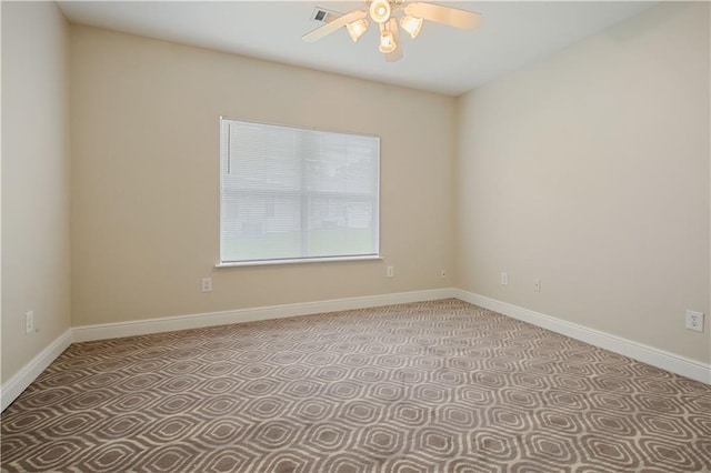 112 Short St Unit A, Slidell, LA 70461 - unfurnished room with a ceiling fan and baseboards
