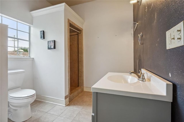 4232 Cadiz St, New Orleans, LA 70125 - bathroom with tile patterned floors, vanity, and a shower