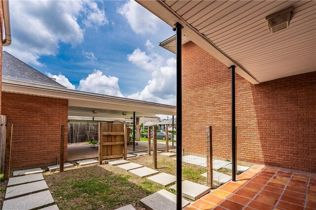 966-968 Allen Toussaint Blvd, New Orleans, LA 70124 - view of patio / terrace featuring a gate