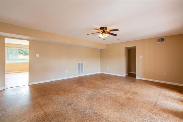 966-968 Allen Toussaint Blvd, New Orleans, LA 70124 - empty room featuring a ceiling fan and baseboards