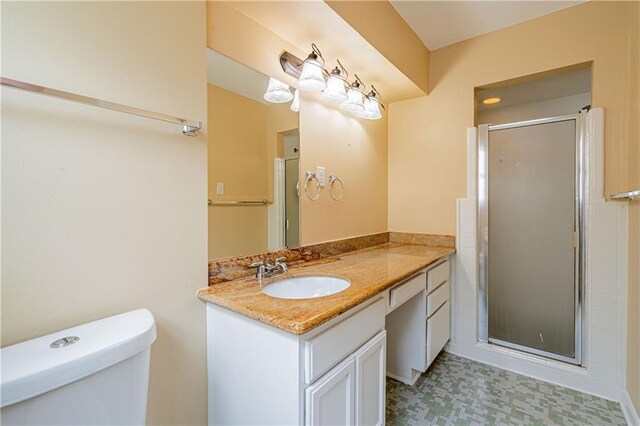 966-968 Allen Toussaint Blvd, New Orleans, LA 70124 - full bathroom featuring vanity, toilet, and a shower stall