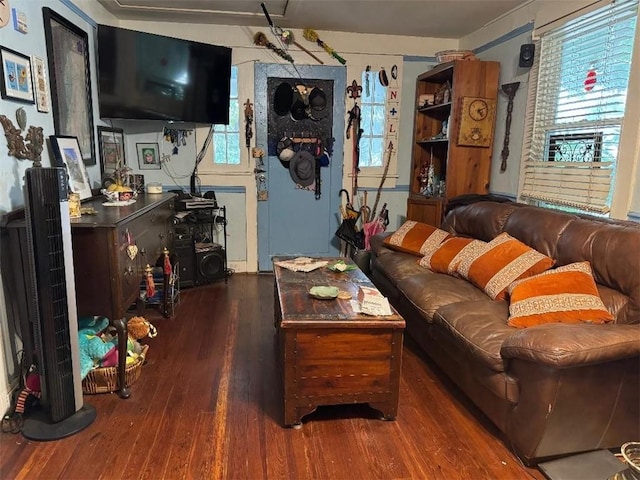 5621 Tchoupitoulas St, New Orleans, LA 70115 - living room with wood finished floors and plenty of natural light