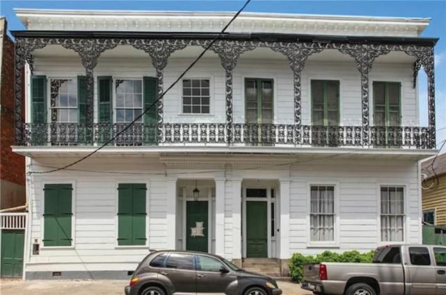 1416 Bourbon St Unit 5, New Orleans, LA 70116 - view of front of property with crawl space and a balcony