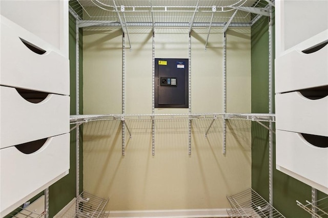 4517 Bissonet Dr, Metairie, LA 70003 - walk in closet featuring electric panel
