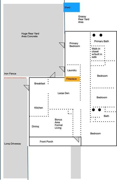4517 Bissonet Dr, Metairie, LA 70003 - room layout