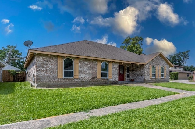 3701 Red Cypress Dr, New Orleans, LA 70131 - ranch-style home with brick siding and a shingled roof