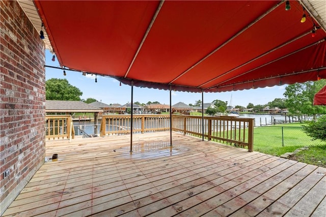 118 Windward Passage St, Slidell, LA 70458 - wooden terrace with a water view