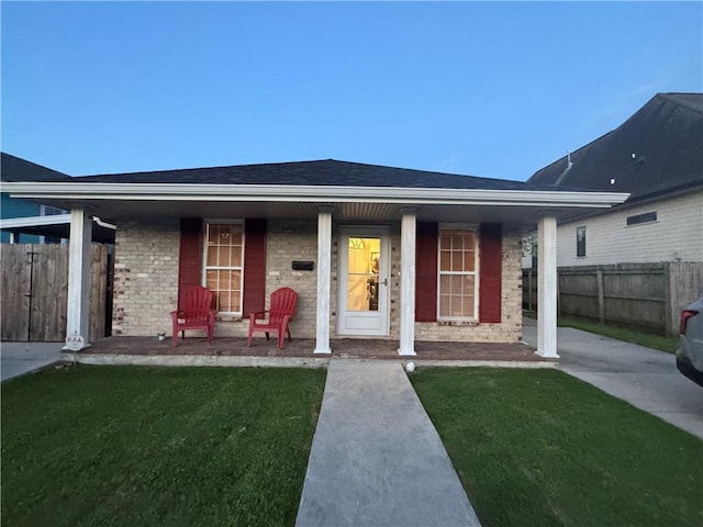 6035-37 Colbert St, New Orleans, LA 70124 - ranch-style house with covered porch and brick siding