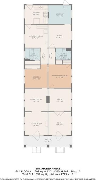 382426 Royal St, New Orleans, LA 70117 - home floor plan