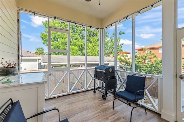 2828 Mistletoe St, New Orleans, LA 70118 - sunroom / solarium featuring ceiling fan and plenty of natural light
